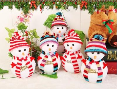 China Christmas snowman doll, the scene decoration of Christmas day, Christmas gifts for children,christmas tree ornaments for sale