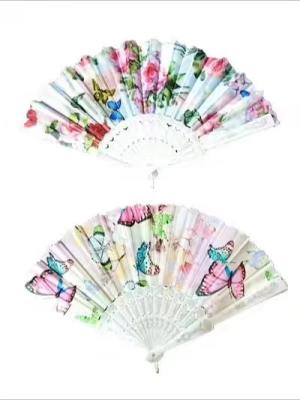 China Chinese wind plastic silk fan, fan dance, Ms. Fan, fan gift, wedding, with a fan performance with a fan for sale