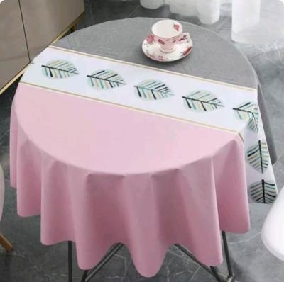 China Fabric waterproof PVC tablecloth for sale