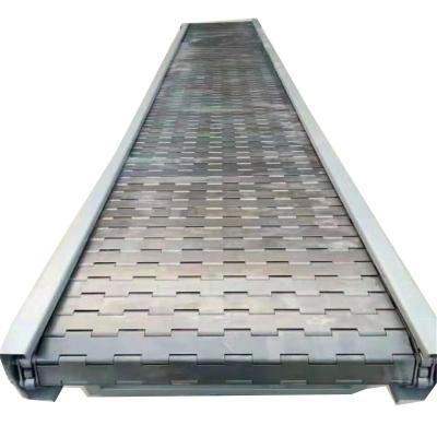 China Small Heat Resistant Chain Plate Conveyo High Temperature Plate Conveyor Belt for sale