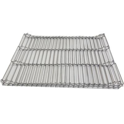 China Flat Weave Cable Wire Mesh Conveyor Belt Metal Conveyor Belt Food Mesh Belt for sale