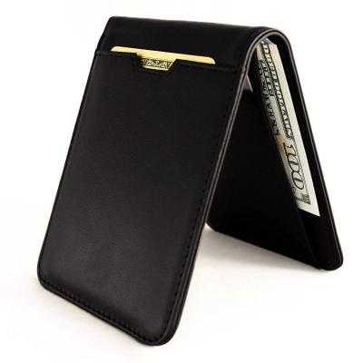 China Front Pocket Thin Multifunctional RFID Blocking Minimalist Card Holder Bifold Wallet for sale