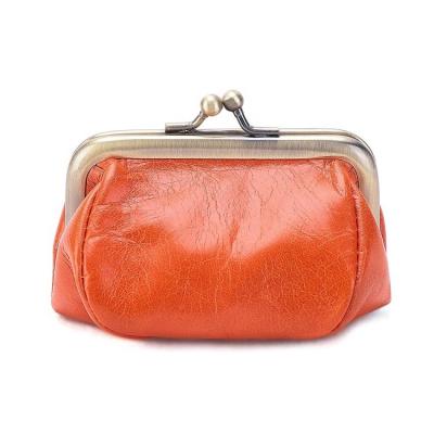 China China Mini Wrist Ladies Purse Cluth Handmade Very Soft Handmade Cute Coin Pocket Wallet Line in Real Leather for sale