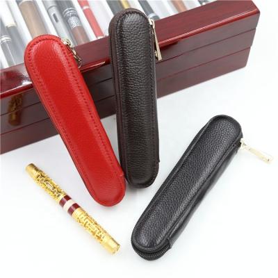 China Handmade Violin Shaped Travel Leather Smart Portable Insulin Pen Case for sale