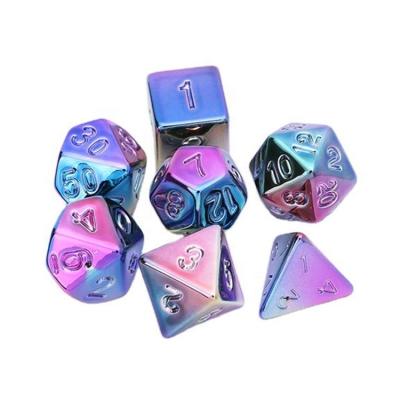 China For Dungeons and Dragons DND RPG MTG DND Table Game Unique Gem Story Custom Sexy Rainbow Engraved Magic Trick 20 Sided Large Polyhedral Dies for sale