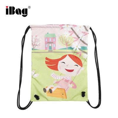 China Simple Fabric Treat Polyester Canvas Cotton Goodie Candy Favor Souvenir Birthday Party Style Waterproof Drawstring Bags for sale