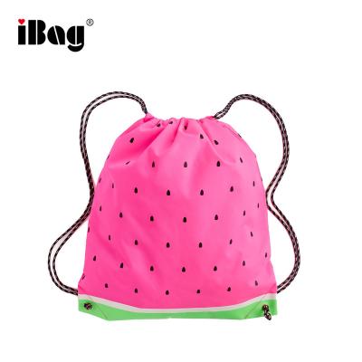 China Simple Style Cartoon Drawstring Backpack School Library Bag Boys Girls Children Kids Bags for sale