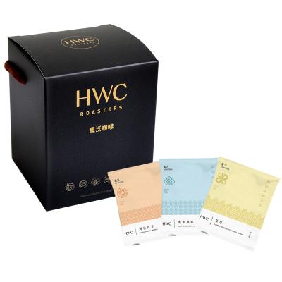 China Caffeinated Ready To Ship Single Set Coffee Drip Flavor HWC Sale Coupon Ground Coffee Drip Bag For 9 Pcs/Box for sale