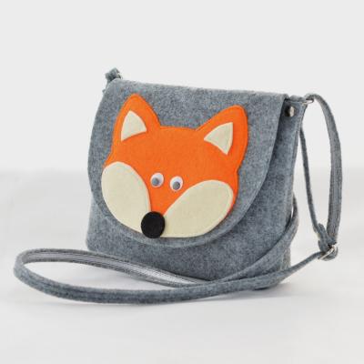 China Fashion Children Felt Bags Kids Fox Girls Purse Felt Purse Kids Felt Gift Bag for sale