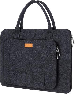 China Eco-friendly Felt Laptop Bag 17.3 Inch Laptop Sleeve Notebook Bag Laptop Briefcase for sale