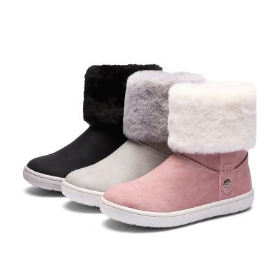 China Thermal USA Free Shipping Customizable Non-Slip Outdoor Boots Fashion Winter Girl Fur Boots For Kids for sale