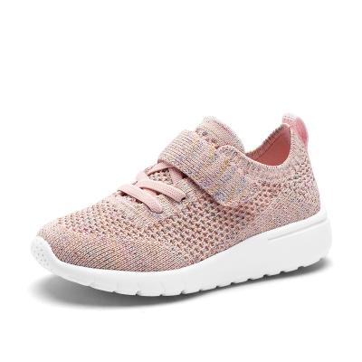 China Kid's Breathable Walking Shoes Elastic Mesh Knit Lightweight Infant Boy Girl Comfort Sneakers Running Shoes for sale