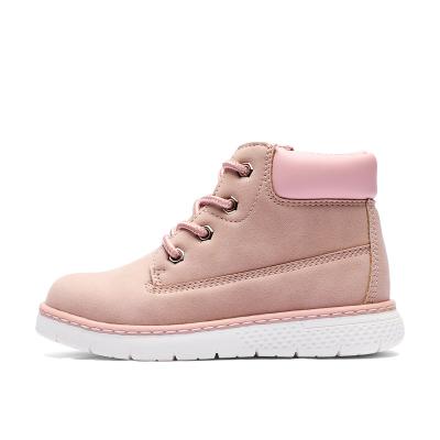 China Trend LEA Fashion Winter Slip-Proof Outdoor Shoes Safety Ankle Girl Thick Based Boots For Kids for sale