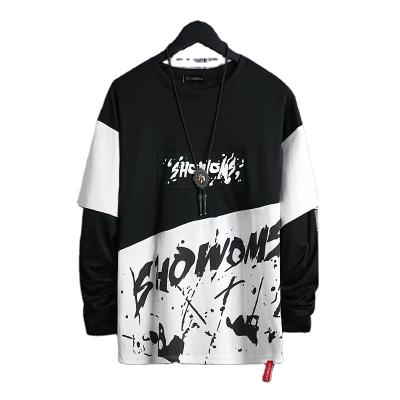 China Breathable Men's trend long-sleeved tops fashion hoodie hip-hop hooded sweatshirt  ins spring and summer new loose jacket for sale