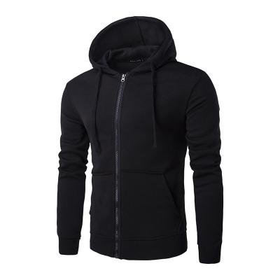 China Breathable Slim sports casual hoodies men's warm sweatshirt 2024 hooded zipper sweater men support printed logo for sale