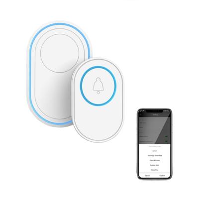 China Modern alarm accessories alarm bell alarm system wifi tuya doorbell wireless doorbell for sale