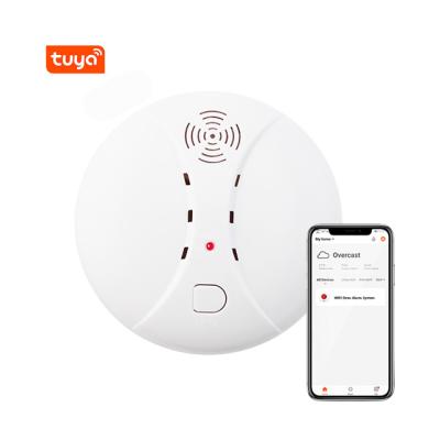 China Tamper Alarm 433MHZ Wireless Smoke Detector Fire Alarm Sensor Tuya wifi smoke gas detector for sale