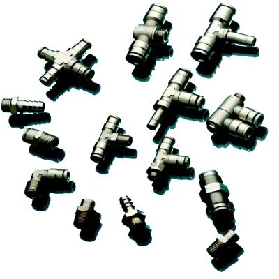 China Brass Pneumatic Fitting, Air Hose Connector, Metal Push Fit Fit Push To Connect Fittings Reduction for sale