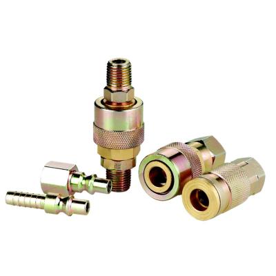 China Material of Construction Shop Female End Brass and Stainless Steel Air Quick Connect Pneumatic Couplings Hose Coupler Fittings for sale