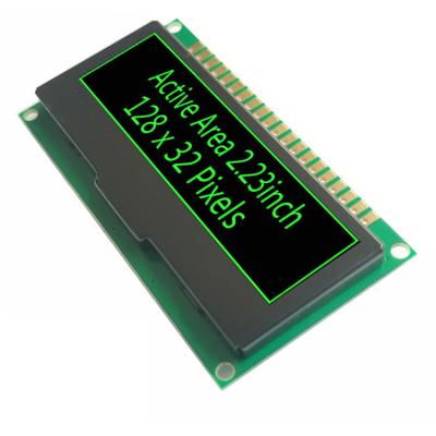 China Outdoor Low Temperature Resistance 2.23 Inch Green Character Mini Lcd Oled Flexible Display for sale