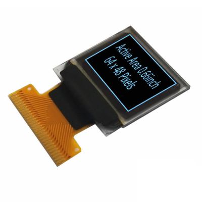 China 0.66 Inch 64x48 Bluray Oled Screen Monochrome Outdoor Mini Oled Display Graphic for sale