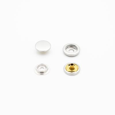 China Factory Supply weldable 12mm metal Ring Snaps buttons Fasteners for sale