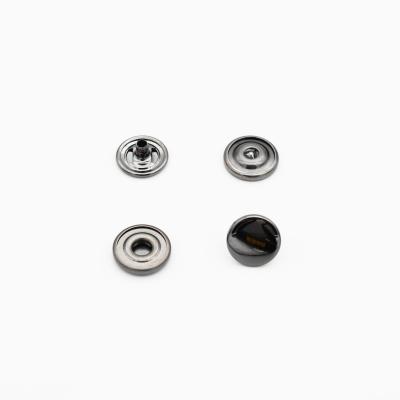 China Eco-Friendly metal custom magnet ring snap fastener button for cloth garment for sale