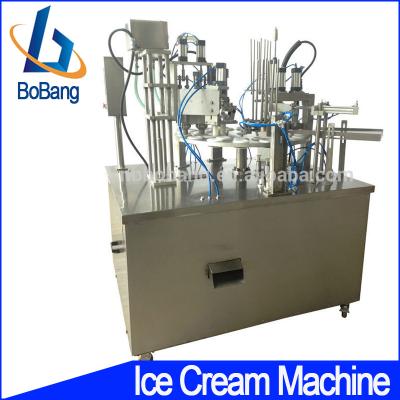 China Rotary Ice Cream Ice Cream Filling Machine for sale