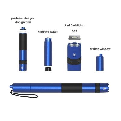 China Multifunctional Portable Charger With Led Camping Lantern Increasing Camping Speed ​​Blue YJB-B06 for sale