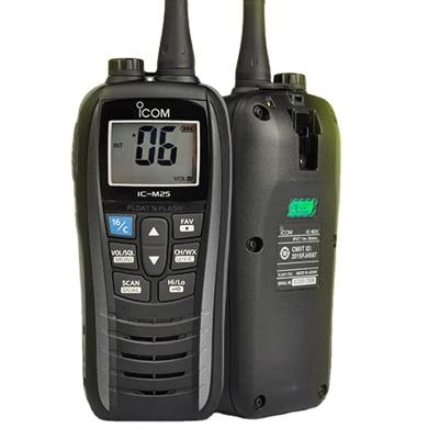 China Luxury Handheld Transceiver Analog 5W icm25 Radio for icom IC-M25 Marine Walkie Talkie Portable Two Way VHF 5KM Radio Waterproof for sale