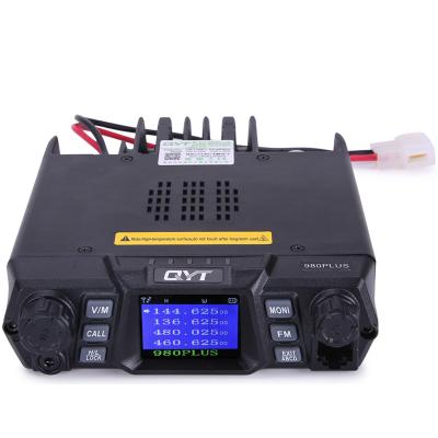 China High Power 50W QYT Radio Daul Quad Band Mobile Watch and Long Term Standby Car Radio KT-980Plus KT-980Plus for sale