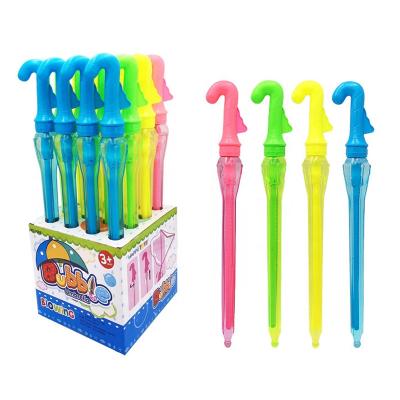 China Outdoor Wholesale Promotional Big Bubble Stick Plastic Bubble Stick Big Bubble Game Toys Umbrella Magic Wand Blowing Toy For Kids for sale