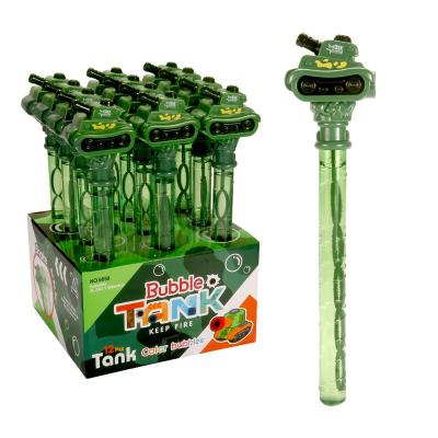 China Outdoor Blowing Bubble Toy Plastic Bubble Wand Set 120ml Bubble Tank Stick Kids Party Water Soap Stick Toy With Outdoor Whistle Classic for sale