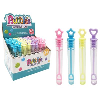 China Outdoor Play Game Kids Bubble Wand Mini Eco-Friendly Magical Unbreakable Colorful Kids Bubble Stick Toy for sale