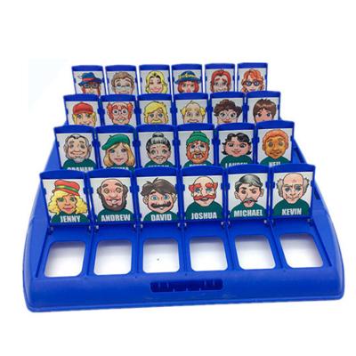 China Hot Selling Board Game Popular Board Game Intellectual Playing Best Educational Kids Toy Guess Who Am I Game for sale