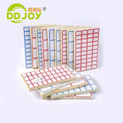 China Scratch Off Self Adhesive Price Sticker Blank Note Labels Name Number Tags Programmable Blank Labels Sticky for sale