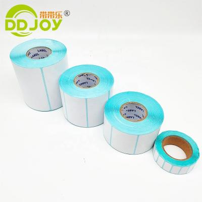 China Waterproof Hot Sale White Heat Sensitive Paper Self Adhesive Label Sticker Roll for sale