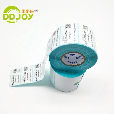 China Factory Direct Wholesale Blank 4x6 Barcode Shipping Label Waterproof Thermal Adhesive Paper Sticker For Zebra Dymo Printer for sale