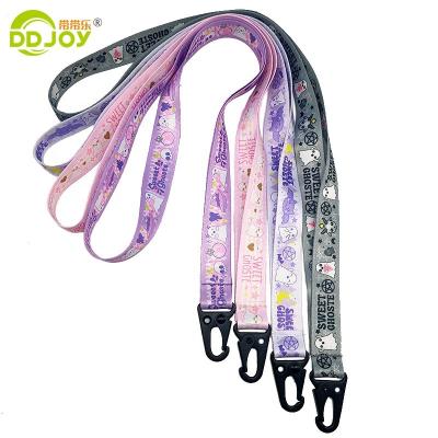 China Cheap Office\School\Event\Factory Custom Sublimation Printed Neck Lanyard Polyester Lanyard With Hook for sale