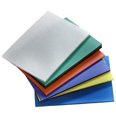 China Eco-friendly Corfluted PP Corrugated Plastic Sheet for sale