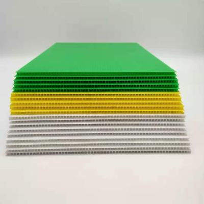 China Eco-friendly 2mm 3mm 4mm 5mm PP 6mm thick corrugated water proof plastic sheet protection floor corflute pannels plastic sheet for sale