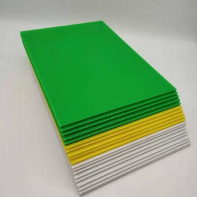 China Eco-friendly High Quality Reasonable Price Cartonplast 4'x8 PP Flute Board Corflute Slip Sheets for sale