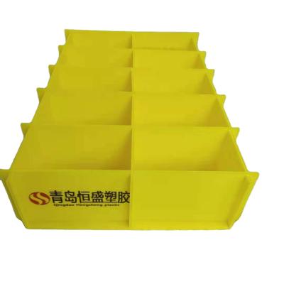 China Foldable. easy to carry plastic storage container box with foam dividers partition box table top dividers for sale