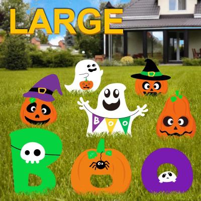 China Cartonplast Eco-Friendly 4'x8 Plastic Yard Sign Stakes and Political Yard Letter Sign Sign for Halloween for sale