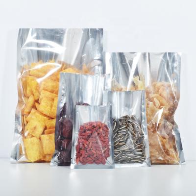 China Moisture Proof 3.5g Aluminum Foil Sealer Bags Side Clear Pouch With Clear Front To See for sale