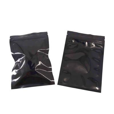 China Custom Shape Moisture Proof Printed 3.5G Smell Proof Matte Reusable Zip Lock Pocket Mylar Bags for sale