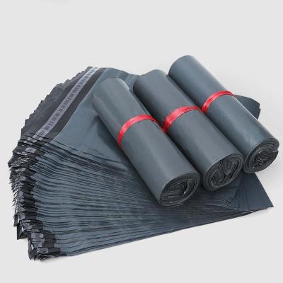 China Matte Poly Mail Plain Black Plastic Express Mail Mailer Mailing Bags for sale