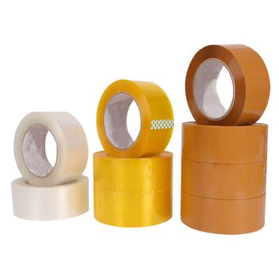 China Custom bopp transparent white yellow brown cardboard sealing tape waterproof for sale