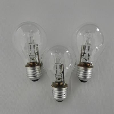 China Hot Sale Glass Halogen Bulb Lamp A55 A60 for sale