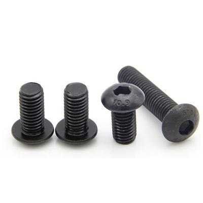 China Round Black M3-M16 Grade Stainless Steel Hexagon Hex Socket Head Button Allen Bolt Screw for sale